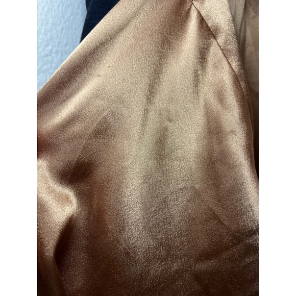 Vintage Oscar de la Renta Pink Label Lingerie Robe 80s 90s Designer Lace L/XL - Picture 4 of 5